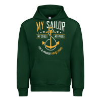Forest Green Proud Navy Mother for Moms of Sailors Proud Mom Navy Family Urban Hoodie - longCreatives