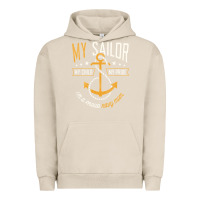 Pigment French Oak Proud Navy Mother for Moms of Sailors Proud Mom Navy Family Urban Hoodie - longCreatives