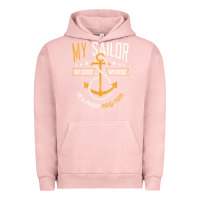 Pigment Salmon Proud Navy Mother for Moms of Sailors Proud Mom Navy Family Urban Hoodie - longCreatives