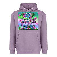 Lavender aloha stitch Heavyweight Hoodie - AdoDesignShop