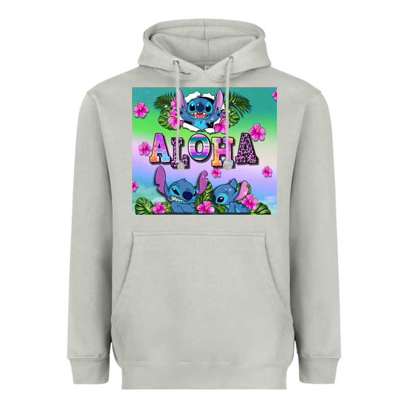 Aloha Stitch Heavyweight Hoodie by AdoDesignShop | Teevron