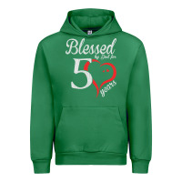 Emerald Vintage 50th Birthday Blessed By God For 50 Years Birthday Urban Hoodie - longCreatives