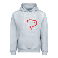 Heather Grey Vintage 50th Birthday Blessed By God For 50 Years Birthday Urban Hoodie - longCreatives