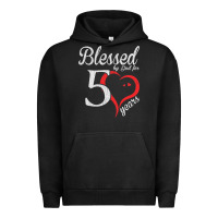 Pigment Black Vintage 50th Birthday Blessed By God For 50 Years Birthday Urban Hoodie - longCreatives