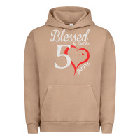 Pigment Burro Vintage 50th Birthday Blessed By God For 50 Years Birthday Urban Hoodie - longCreatives