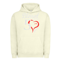 Pigment Pistachio Vintage 50th Birthday Blessed By God For 50 Years Birthday Urban Hoodie - longCreatives