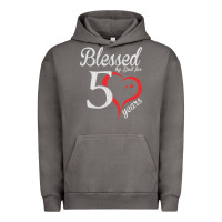 Pigment Tornado Vintage 50th Birthday Blessed By God For 50 Years Birthday Urban Hoodie - longCreatives