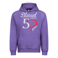Tulip Vintage 50th Birthday Blessed By God For 50 Years Birthday Urban Hoodie - longCreatives