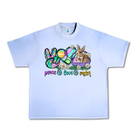 Grape Ice Peace love Easter Day Urban Heavy Tee - CowGirlArtShop