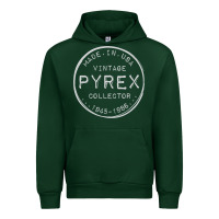 Forest Green Pyrex Mark  Vintage Collector Made in USA Urban Hoodie - longCreatives