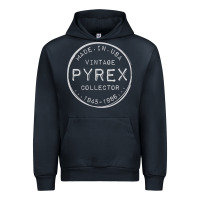 Navy Pyrex Mark  Vintage Collector Made in USA Urban Hoodie - longCreatives