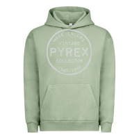 Pigment Oil Green Pyrex Mark  Vintage Collector Made in USA Urban Hoodie - longCreatives