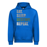 Destiny  Eat Sleep Destiny Repeat Short Sleeve Urban Hoodie | Teevron