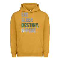 Pigment Peanut Butter Destiny  Eat Sleep Destiny Repeat Short Sleeve Urban Hoodie - longCreatives