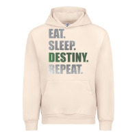 Sandshell Destiny  Eat Sleep Destiny Repeat Short Sleeve Urban Hoodie - longCreatives