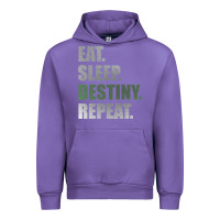 Tulip Destiny  Eat Sleep Destiny Repeat Short Sleeve Urban Hoodie - longCreatives
