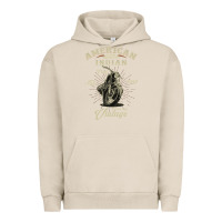 Pigment French Oak Vintage American Motorcycle Indian for Old Biker Gifts Urban Hoodie - longCreatives