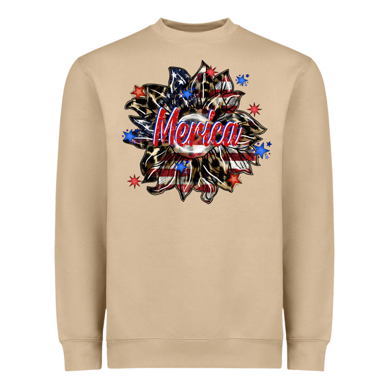 Merica Heavyweight Sweatshirt by SublimationCraftShop | Teevron