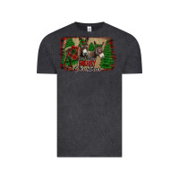 Vintage Black donkey christmas Vintage Tee - Jasminsmagicworld