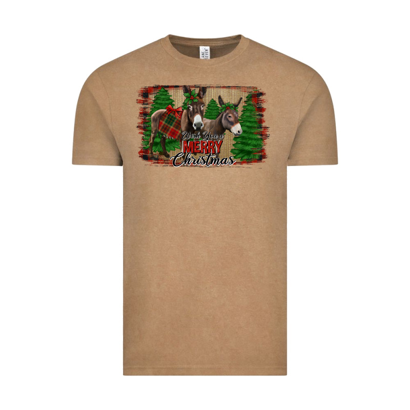 Donkey Christmas Vintage Tee by Jasminsmagicworld | Teevron