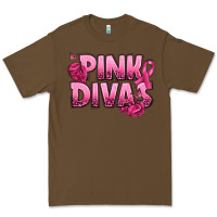 Cacao Pink Divas Breast Cancer Premium Tee - NancyCooperArtShop