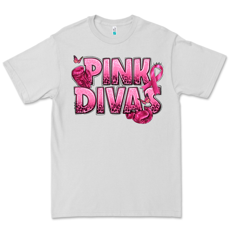 Pink Divas Breast Cancer Premium Tee by NancyCooperArtShop | Teevron