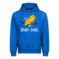 Cobalt Dino Sore Funny Dinosaur Workout Gym Fitness Lifting Urban Hoodie - longCreatives