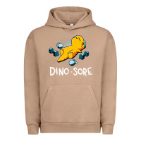 Pigment Burro Dino Sore Funny Dinosaur Workout Gym Fitness Lifting Urban Hoodie - longCreatives