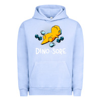 Pigment Grape Ice Dino Sore Funny Dinosaur Workout Gym Fitness Lifting Urban Hoodie - longCreatives