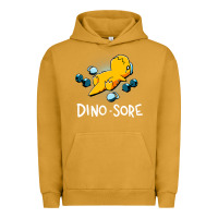 Pigment Peanut Butter Dino Sore Funny Dinosaur Workout Gym Fitness Lifting Urban Hoodie - longCreatives