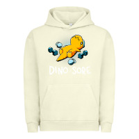 Pigment Pistachio Dino Sore Funny Dinosaur Workout Gym Fitness Lifting Urban Hoodie - longCreatives