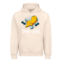 Sandshell Dino Sore Funny Dinosaur Workout Gym Fitness Lifting Urban Hoodie - longCreatives