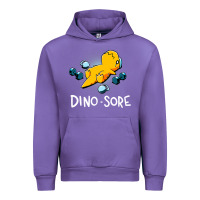 Tulip Dino Sore Funny Dinosaur Workout Gym Fitness Lifting Urban Hoodie - longCreatives