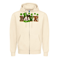 Sandshell st patricks love heifer Zipper Hoodie - Artiststas
