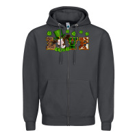 Smoke st patricks love heifer Zipper Hoodie - Artiststas
