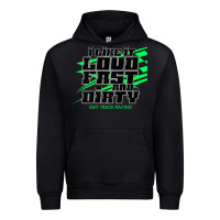 Black Dirt Modified Racing Apparel Sprint Car Dirt Track Racing Urban Hoodie - longCreatives