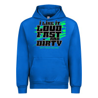 Cobalt Dirt Modified Racing Apparel Sprint Car Dirt Track Racing Urban Hoodie - longCreatives