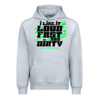 Heather Grey Dirt Modified Racing Apparel Sprint Car Dirt Track Racing Urban Hoodie - longCreatives