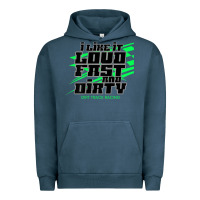 Pigment Midnight Navy Dirt Modified Racing Apparel Sprint Car Dirt Track Racing Urban Hoodie - longCreatives