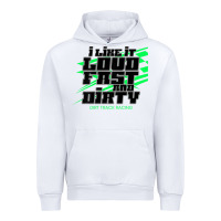 White Dirt Modified Racing Apparel Sprint Car Dirt Track Racing Urban Hoodie - longCreatives