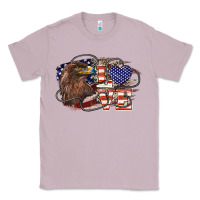 Lilac Love America Eagle 4th of july Classic Tee - HowdyJamesFarm