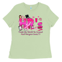 Matcha breast cancer hr human resources Ladies Tee - texasbilliewilder