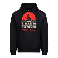 Black the lawn ranger rides again shirt  cute lawn caretaker gift Urban Hoodie - longCreatives