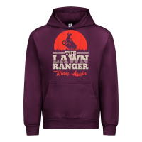 Mauve Wine the lawn ranger rides again shirt  cute lawn caretaker gift Urban Hoodie - longCreatives