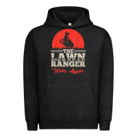 Pigment Black the lawn ranger rides again shirt  cute lawn caretaker gift Urban Hoodie - longCreatives