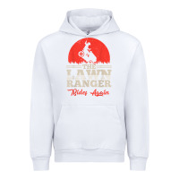 White the lawn ranger rides again shirt  cute lawn caretaker gift Urban Hoodie - longCreatives