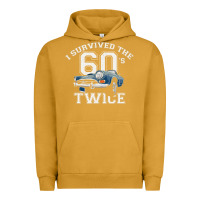Pigment Peanut Butter I Survived The Sixties Twice Classic Birthday Urban Hoodie - longCreatives