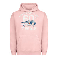 Pigment Salmon I Survived The Sixties Twice Classic Birthday Urban Hoodie - longCreatives