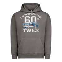 Pigment Tornado I Survived The Sixties Twice Classic Birthday Urban Hoodie - longCreatives