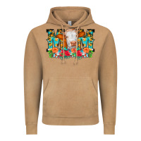 Vintage Camel Mom Cow Flowers Vintage Hoodie - CowCowDesign
